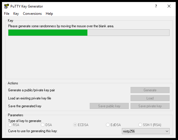 generate ssh key pair
